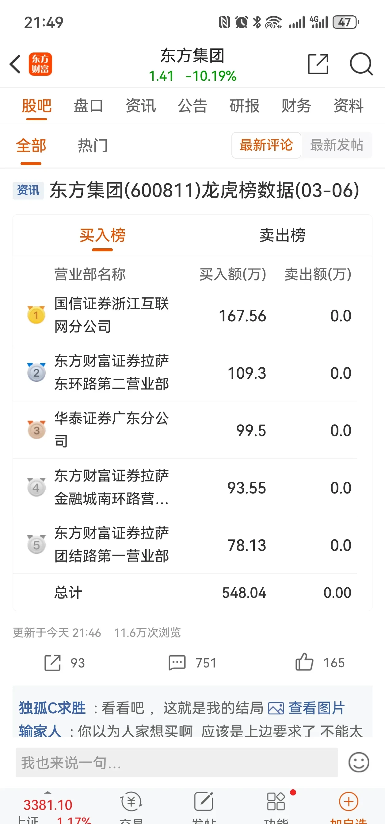 【公告精选】中国铝业2024年预盈120亿至130亿元；汇源通信提示风险